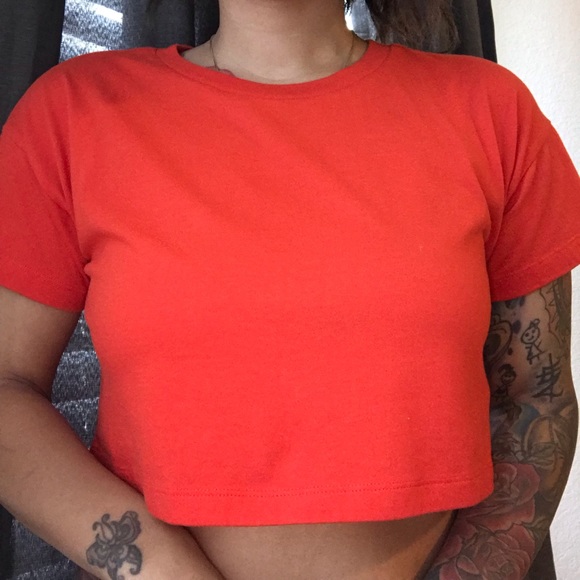 Forever 21 Tops - Fire crop top